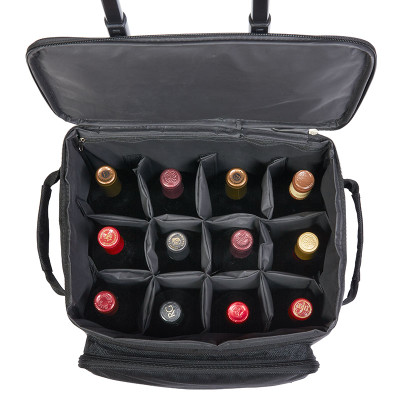 wine travel bag 12 bottles